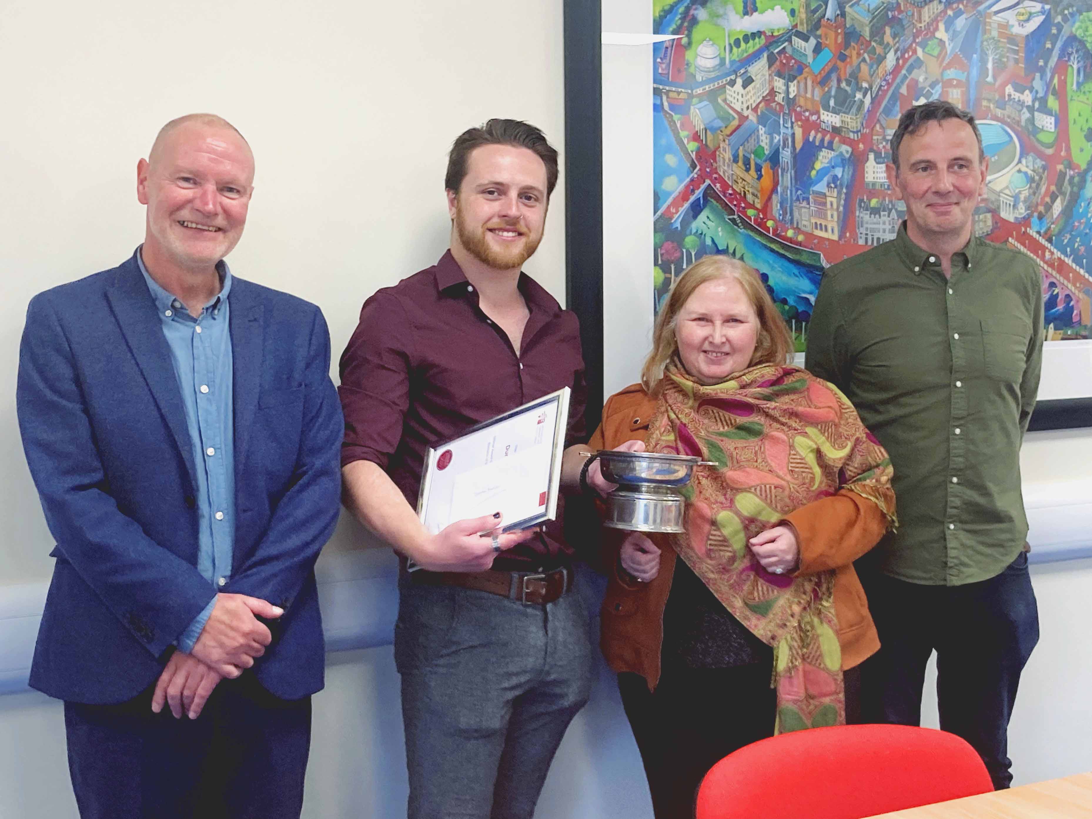 Audio student recognised with award
