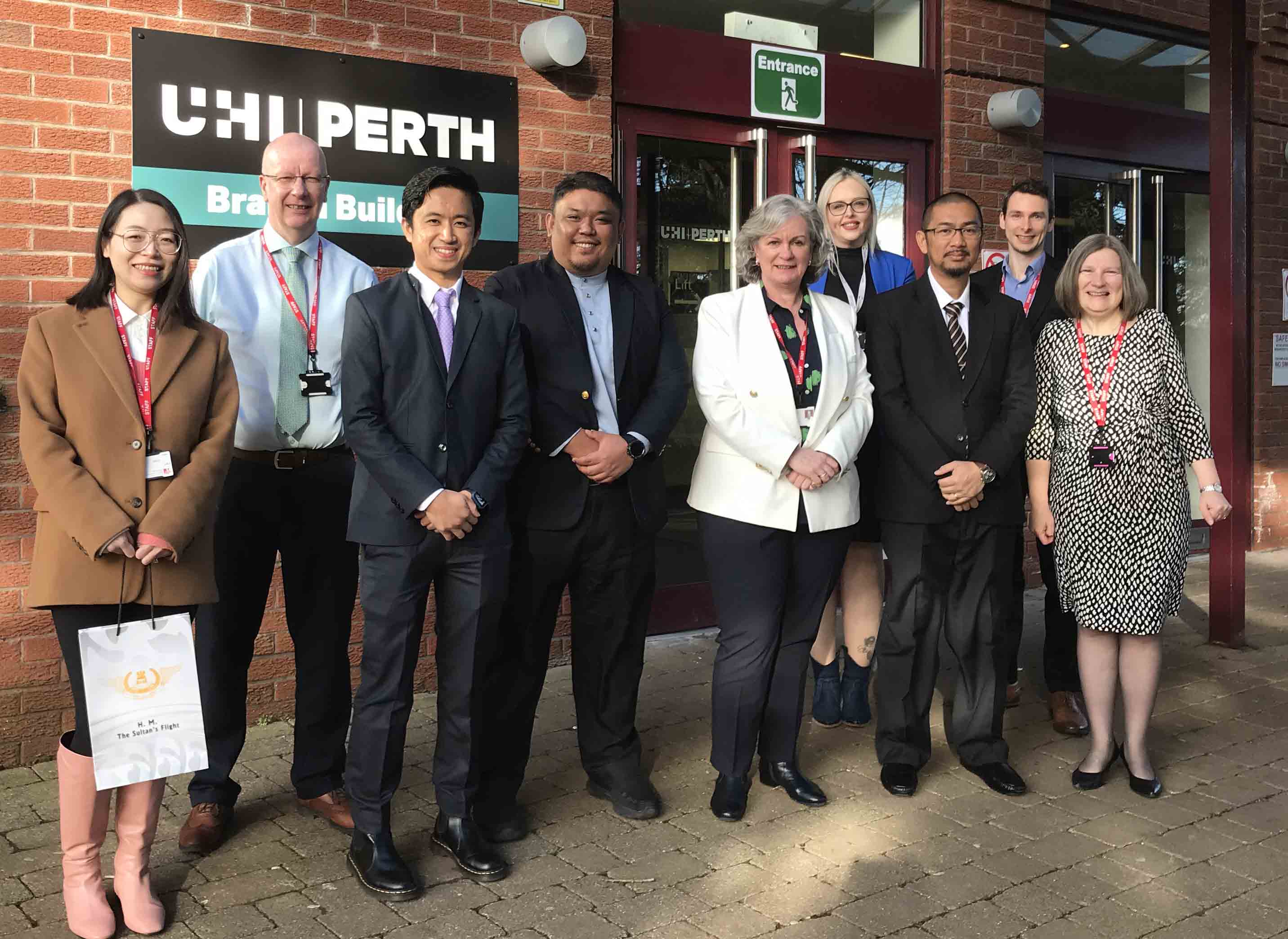 
UHI Perth and AST host visitors from Brunei 