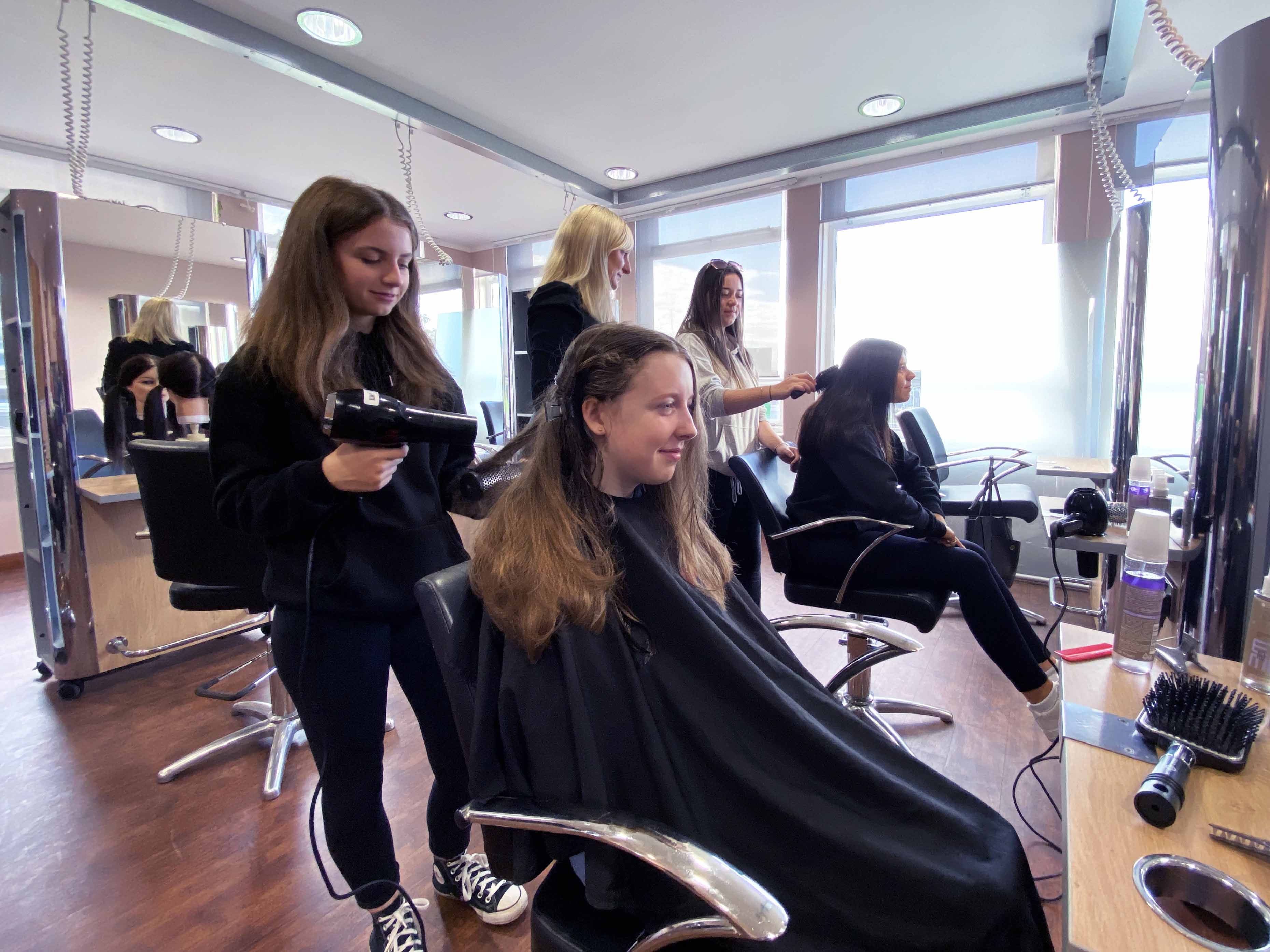 New salon opens up career opportunity for Blairgowrie High School pupils