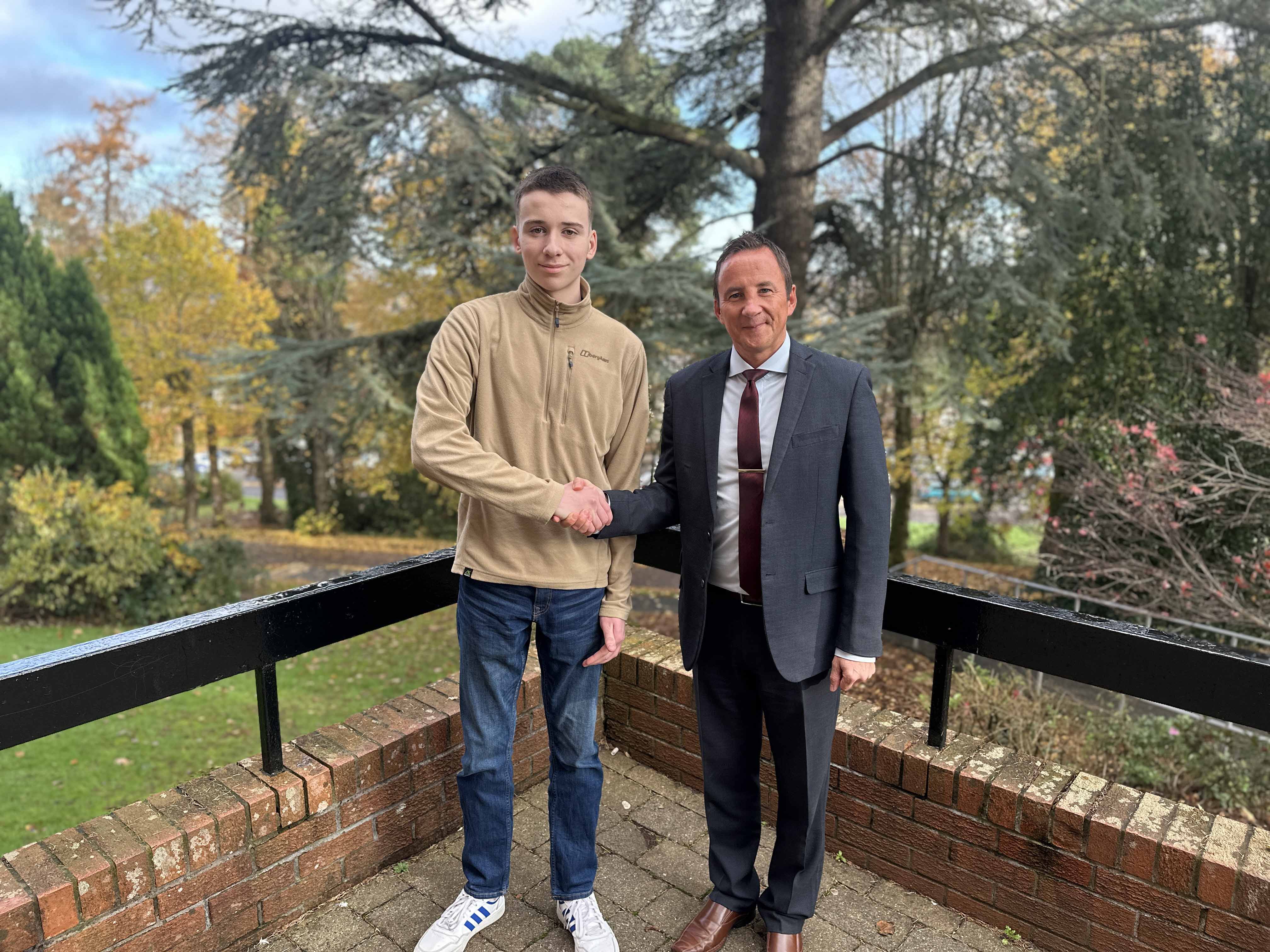 Scholarship award winner benefits from local business support