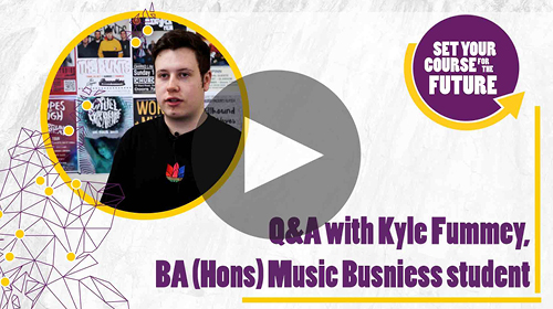 ba hons music business kyle fummey q and a video