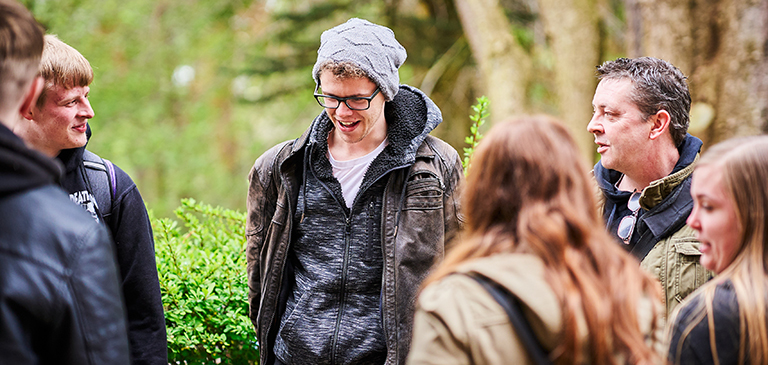 students outside brahan may 2022