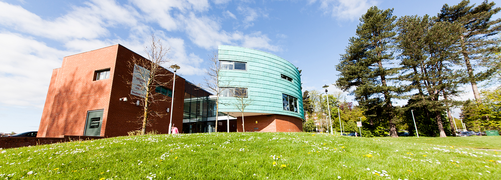 Exterior of Perth College UHI Mike Webster building