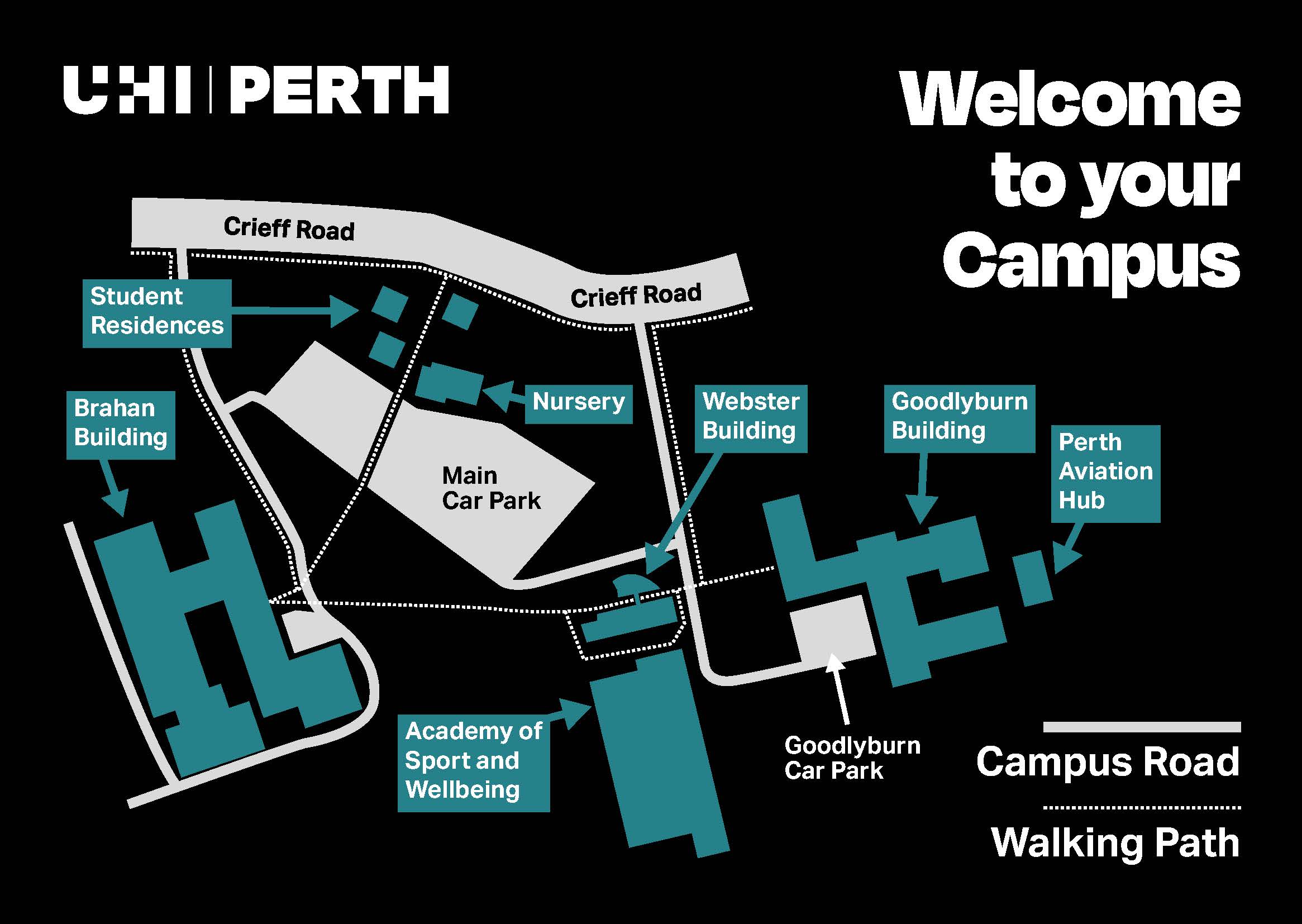 UHI Perth Campus Map