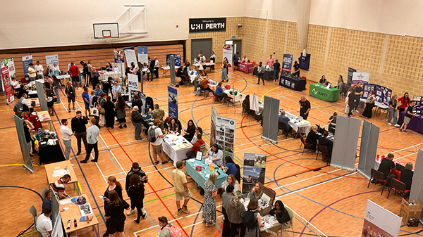 careers event taking place in the Academy of Sport and Wellbeing