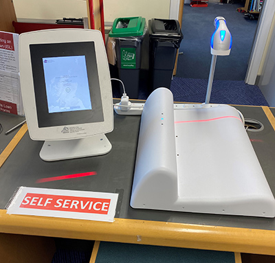 The new library self scan machine
