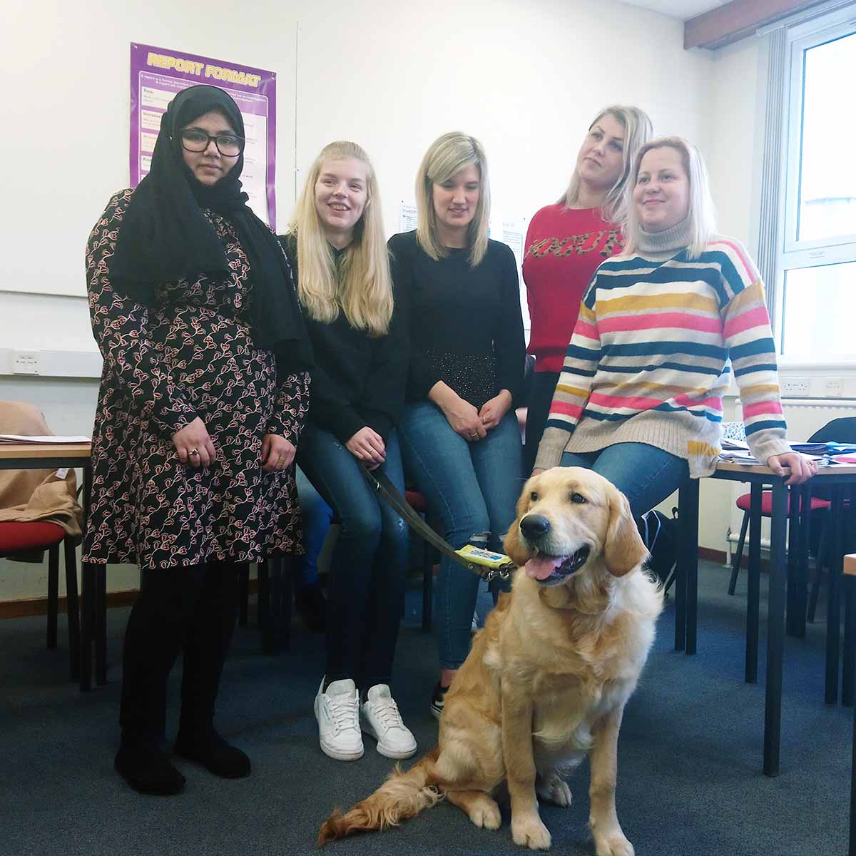 Students raise funds for Guide Dogs Scotland