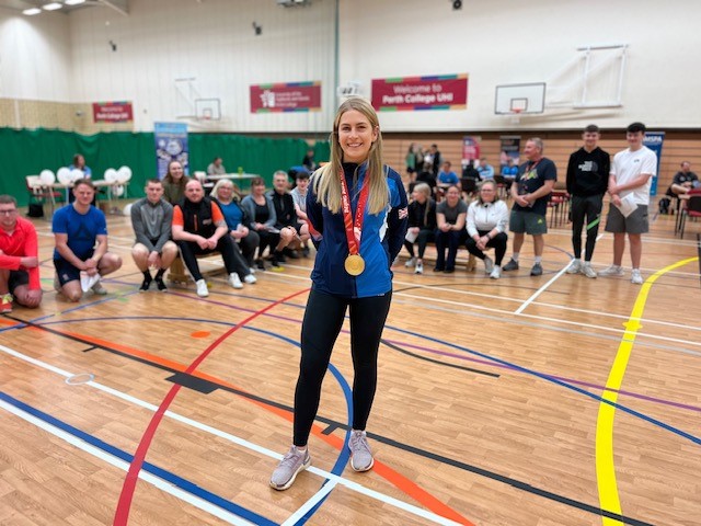 Olympic Gold medallist curler, Mili Smith visits Perth College UHI