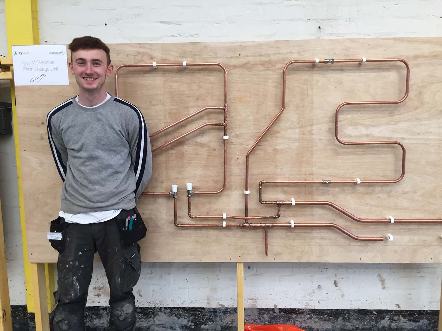 Students Success at Scottish Colleges SkillPLUMB Competition