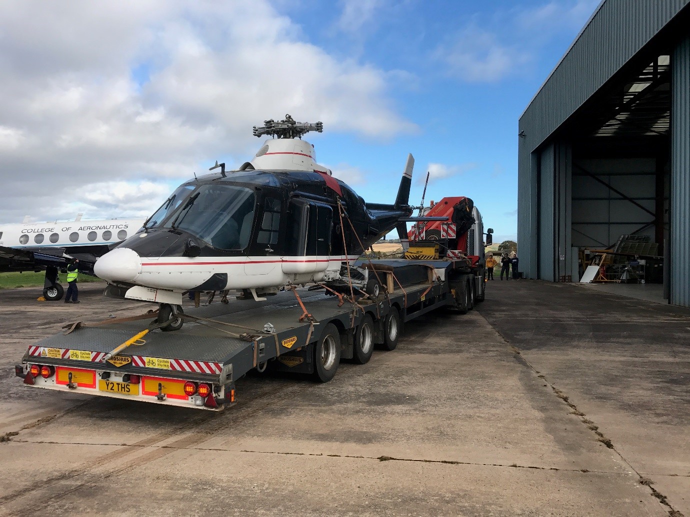 New helicopter at Air Service Training