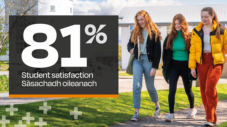 Students give UHI top marks in national survey