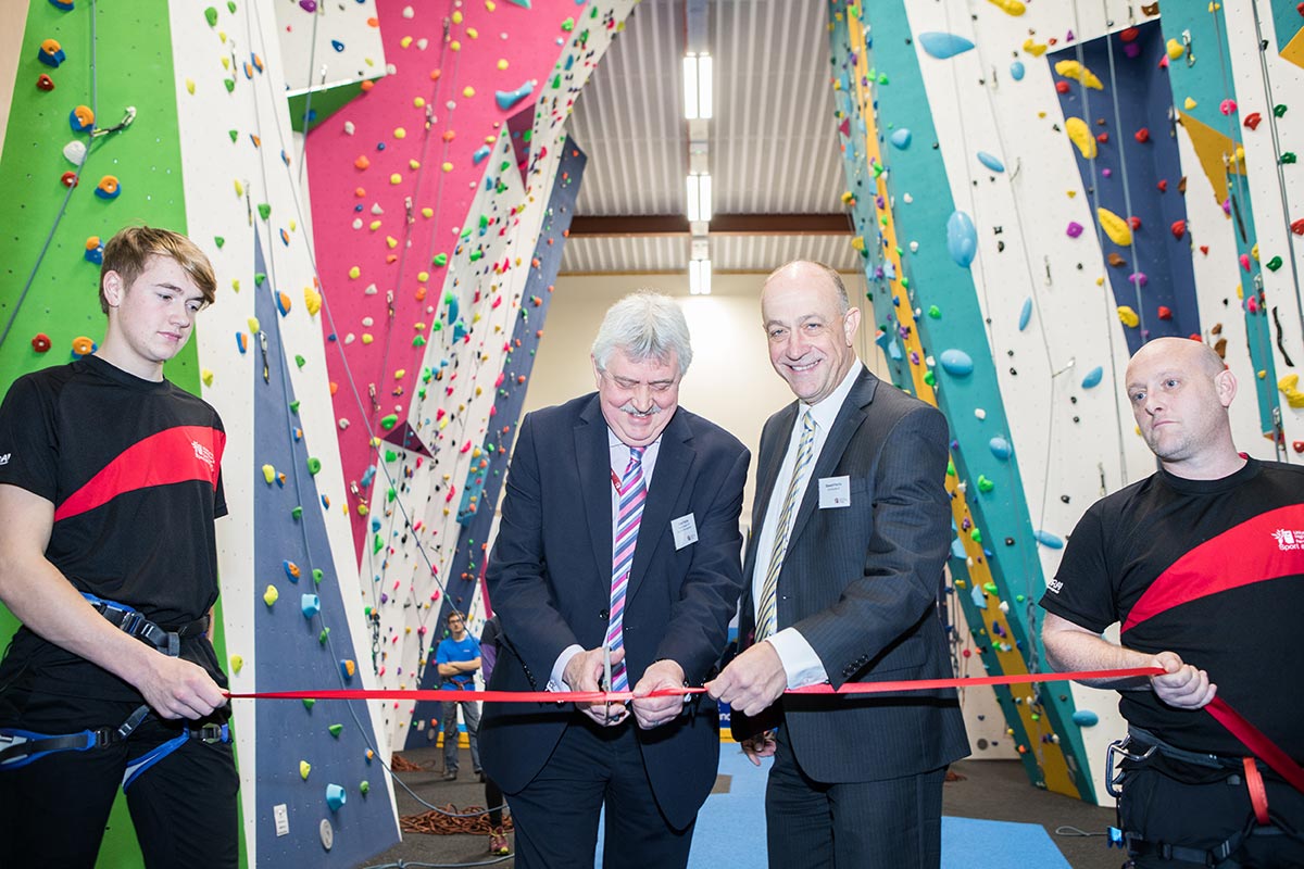 Perth College Climbing Centre scales new heights at formal opening