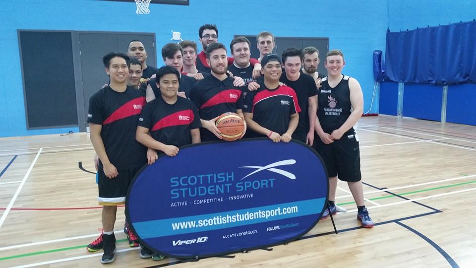 Perth College UHI Basketball Team Runners Up At Tayside & Fife Basketball Cup