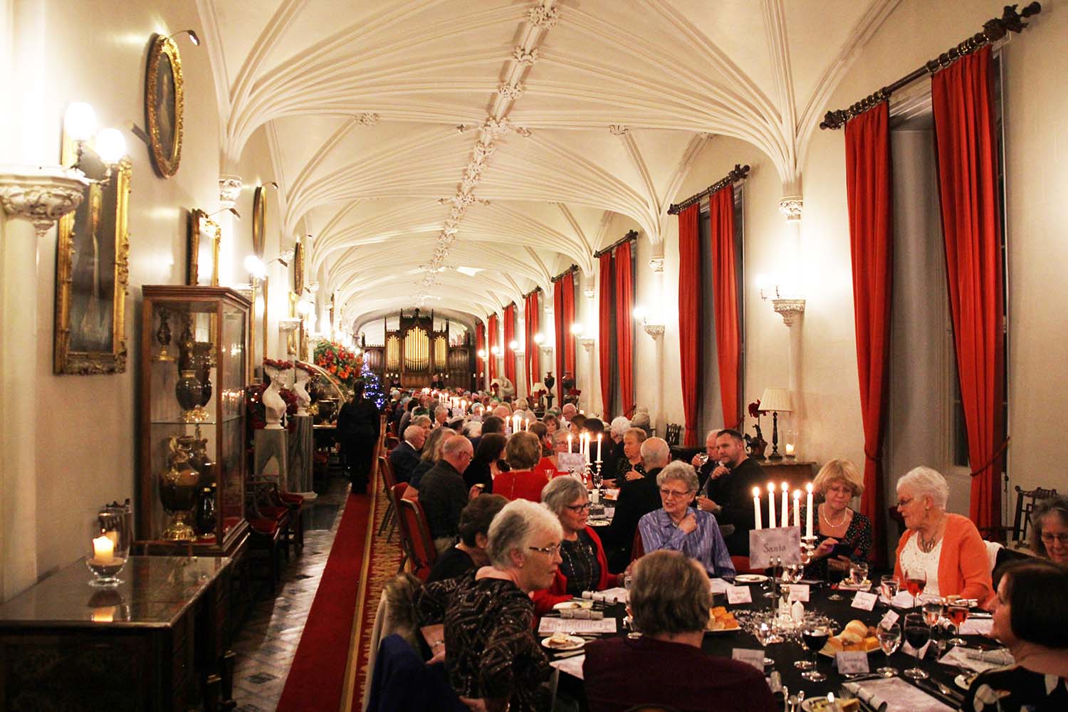 Students impress with Scone Palace fine dining experience