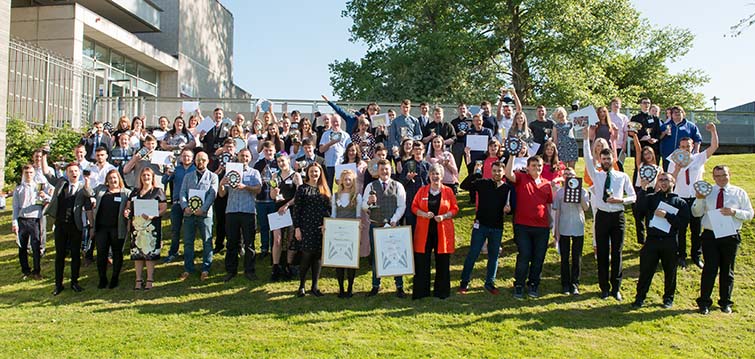 Group of prizewinners