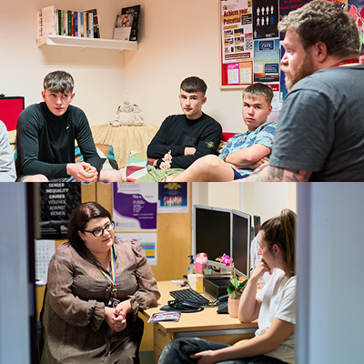 wellbeing team portraits