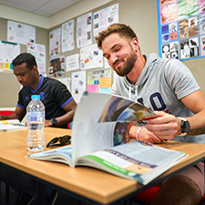 students in classroom