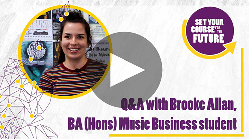 ba hons music business brooke allan q and a video