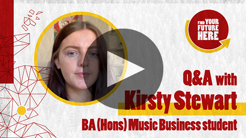 q and a with kirsty stewart ba hons music business student