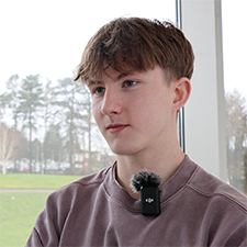 finlay in a brown jumper