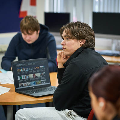 New Opportunities student in class
