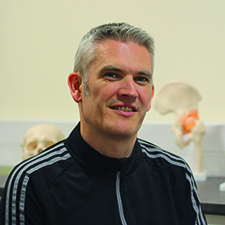 sport and fitness lecturer, gavin cooper