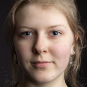 student looking at the camera